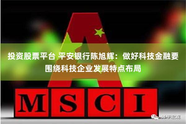 投资股票平台 平安银行陈旭辉：做好科技金融要围绕科技企业发展特点布局