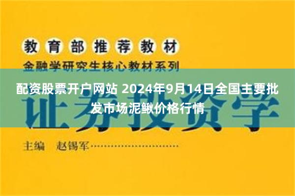 配资股票开户网站 2024年9月14日全国主要批发市场泥鳅价格行情