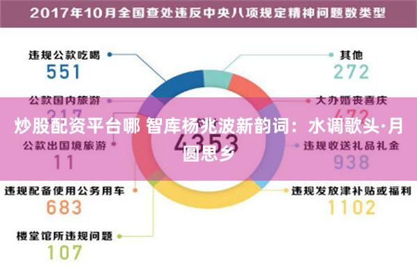 炒股配资平台哪 智库杨兆波新韵词：水调歌头·月圆思乡