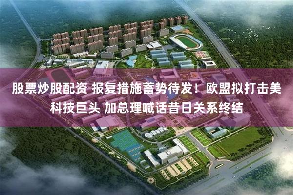 股票炒股配资 报复措施蓄势待发！欧盟拟打击美科技巨头 加总理喊话昔日关系终结