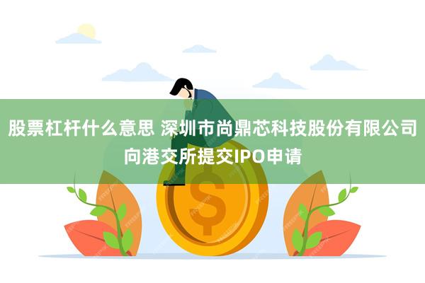 股票杠杆什么意思 深圳市尚鼎芯科技股份有限公司向港交所提交IPO申请