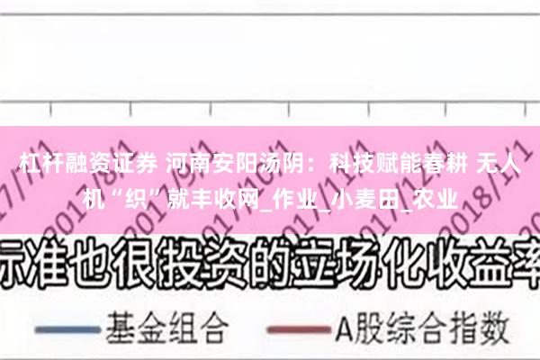 杠杆融资证券 河南安阳汤阴：科技赋能春耕 无人机“织”就丰收网_作业_小麦田_农业