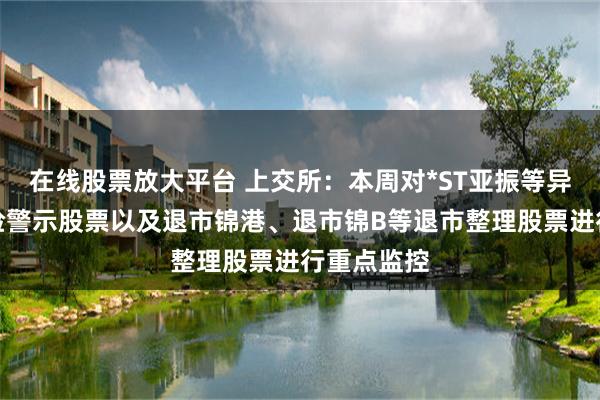 在线股票放大平台 上交所：本周对*ST亚振等异常波动风险警示股票以及退市锦港、退市锦B等退市整理股票进行重点监控