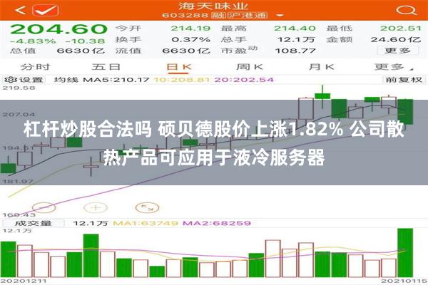 杠杆炒股合法吗 硕贝德股价上涨1.82% 公司散热产品可应用于液冷服务器