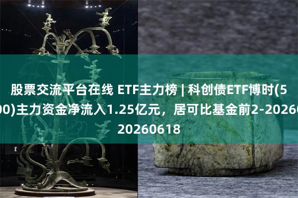 股票交流平台在线 ETF主力榜 | 科创债ETF博时(551000)主力资金净流入1.25亿元，居可比基金前2-20260618