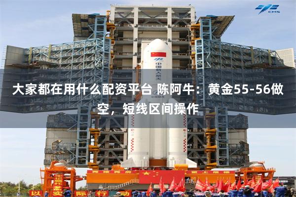 大家都在用什么配资平台 陈阿牛:黄金55-56做空,短线区间操作