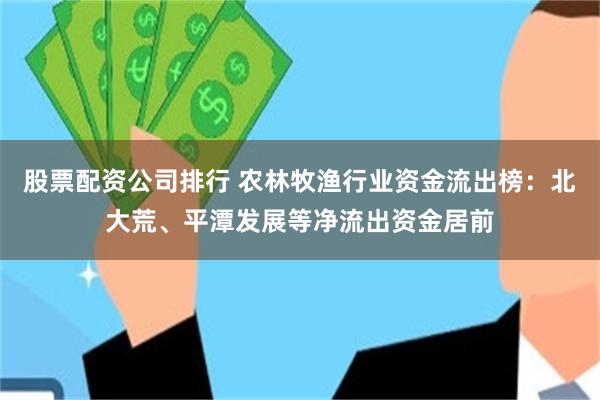 股票配资公司排行 农林牧渔行业资金流出榜：北大荒、平潭发展等净流出资金居前