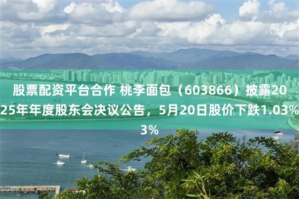 股票配资平台合作 桃李面包（603866）披露2025年年度股东会决议公告，5月20日股价下跌1.03%