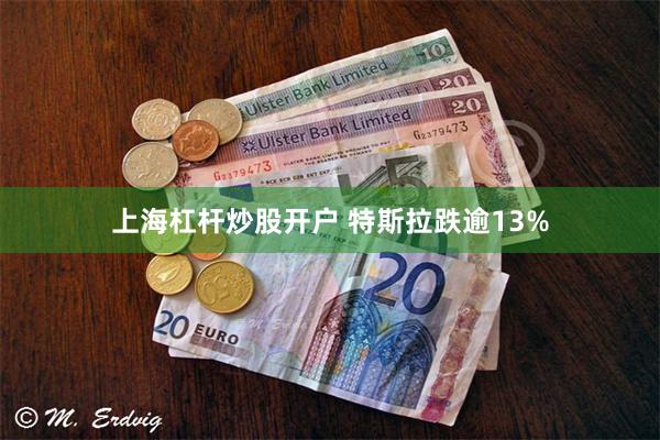 上海杠杆炒股开户 特斯拉跌逾13%