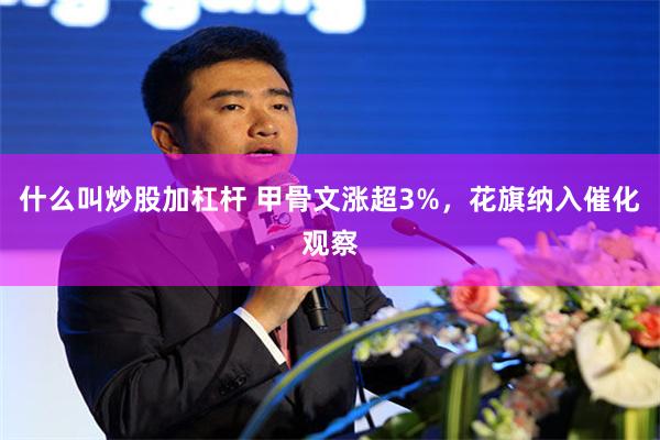 什么叫炒股加杠杆 甲骨文涨超3%，花旗纳入催化观察