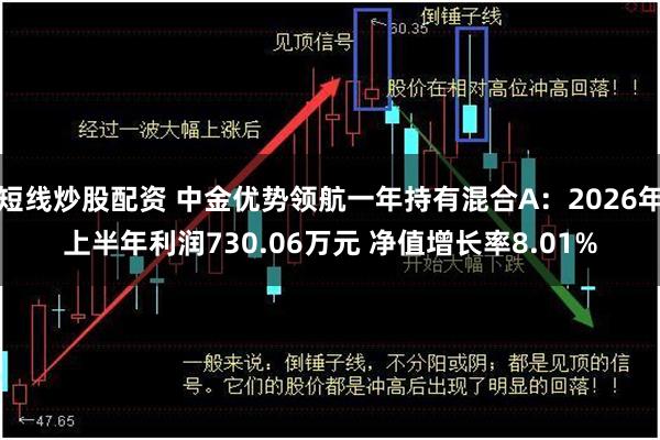 短线炒股配资 中金优势领航一年持有混合A：2026年上半年利润730.06万元 净值增长率8.01%