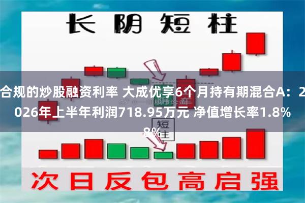 合规的炒股融资利率 大成优享6个月持有期混合A：2026年上半年利润718.95万元 净值增长率1.8%