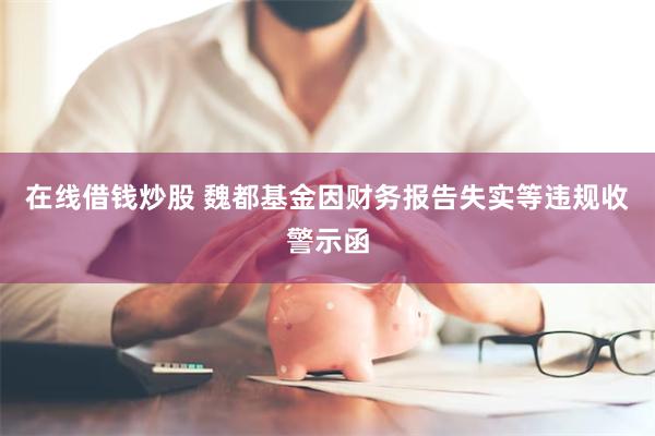 在线借钱炒股 魏都基金因财务报告失实等违规收警示函