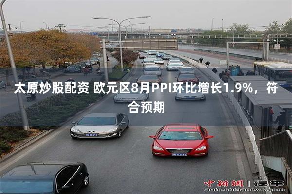 太原炒股配资 欧元区8月PPI环比增长1.9%，符合预期