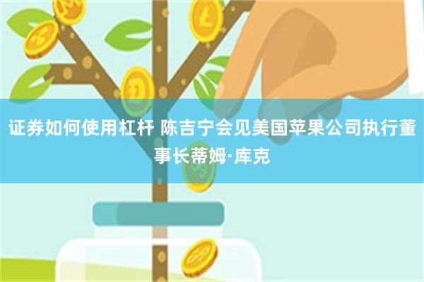 证券如何使用杠杆 陈吉宁会见美国苹果公司执行董事长蒂姆·库克